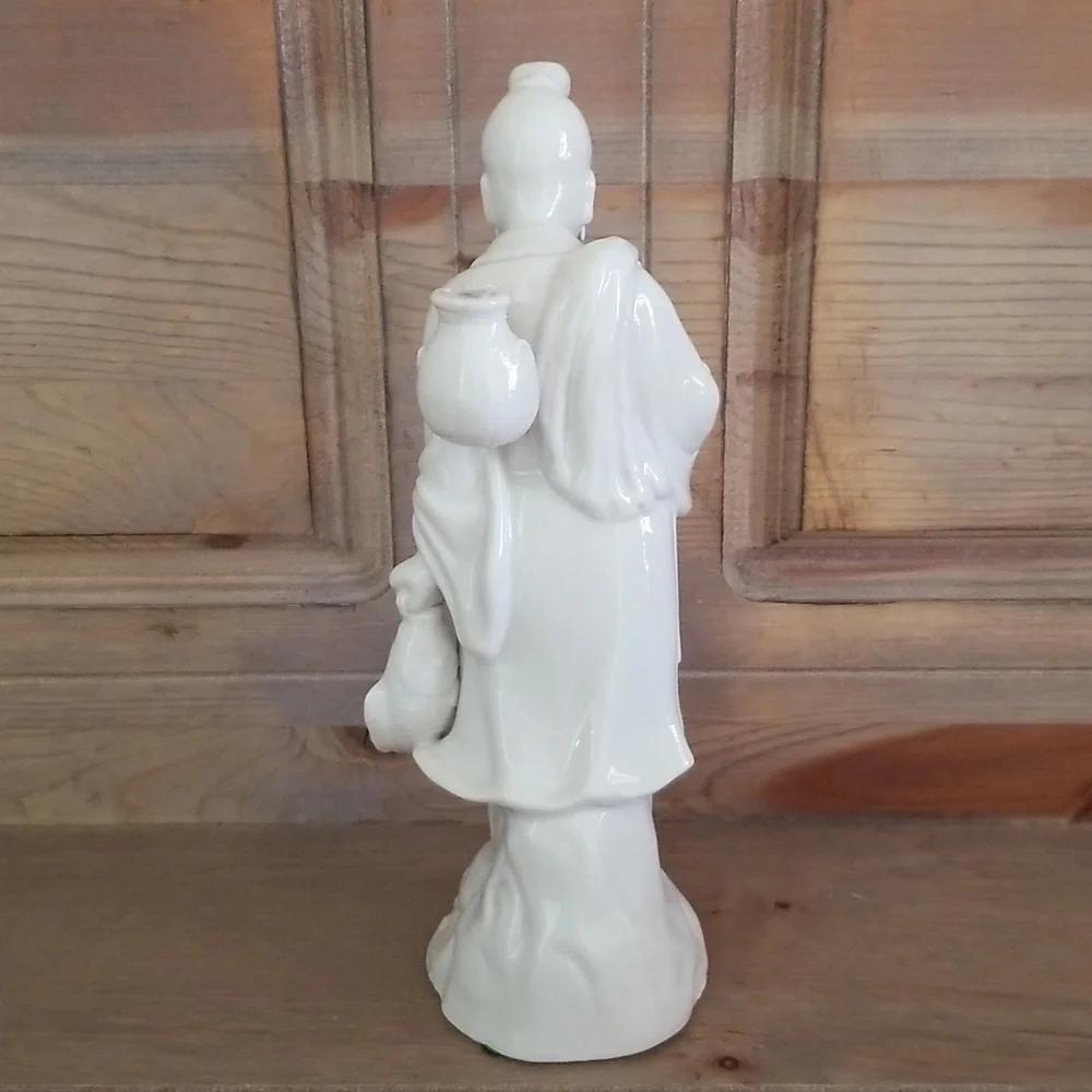 Vintage Asian Fisherman Figurine